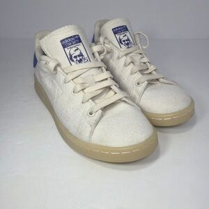 Adidas Stan Smith Shoes Kids 5 Unisex White Primeblue Canvas FX5982 Trefoil